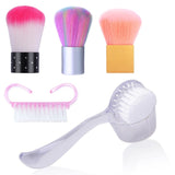 Nail Cleaning Nail Brush Tools Art Care Soft Remove Dust