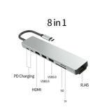 MacBook Pro Air 2020 Multiport USB-C HUB to 4K HDMI USB 3.0 Aux Adapter