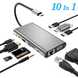 MacBook Pro Air 2020 Multiport USB-C HUB to 4K HDMI USB 3.0 Aux Adapter