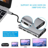 MacBook Pro Air 2020 Multiport USB-C HUB to 4K HDMI USB 3.0 Aux Adapter