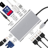 MacBook Pro Air 2020 Multiport USB-C HUB to 4K HDMI USB 3.0 Aux Adapter