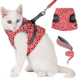 Pet Dog Cat Vest Outdoor Travel Harness Leash Set