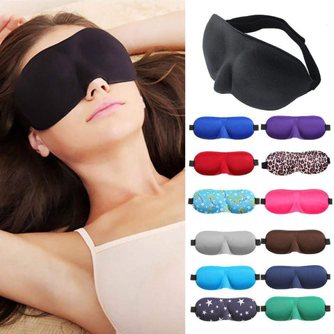 Natural Sleeping Eye Mask Eyeshade Cover Soft Portable