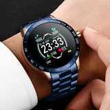 Lige Steel Band Smart Watch Men Heart Rate Blood Pressure