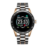 Lige Steel Band Smart Watch Men Heart Rate Blood Pressure