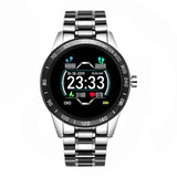 Lige Steel Band Smart Watch Men Heart Rate Blood Pressure