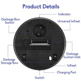 Automatic Rechargeable Smart Robot Vacuum Cleaner