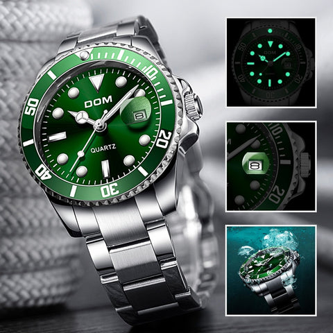 Luxury Men's Watch 30m Waterproof Quartz Wrist Watch