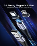 Magnetic Charge Cable Fast Charging USB Type Wire Mobile Phone