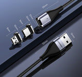 Magnetic Charge Cable Fast Charging USB Type Wire Mobile Phone