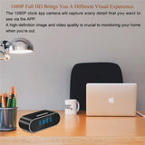 1080P Alarm SPY WiFi Table  Hidden Wireless Night Vision Security