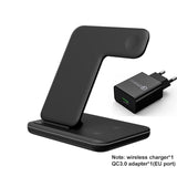 Wireless Charger Stand 15W Fast Charging Dock Station