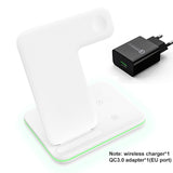 Wireless Charger Stand 15W Fast Charging Dock Station