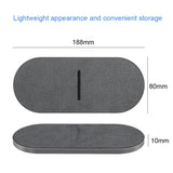 Dual Seat Qi Wireless Charger 20W Double Fast Charging Pad