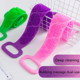 Silicone Brushes Bath Towels Rubbing Back Mud Peeling Body Massage