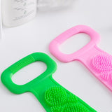 Silicone Brushes Bath Towels Rubbing Back Mud Peeling Body Massage