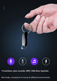 Digital Voice Recorder Keychain Flash Drive Mini Sound Audio Recorder for Lectures