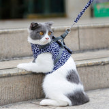 Pet Dog Cat Vest Outdoor Travel Harness Leash Set