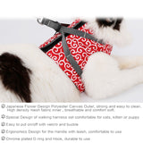 Pet Dog Cat Vest Outdoor Travel Harness Leash Set