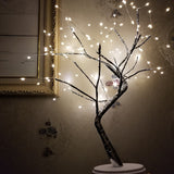 LED Copper Wire Tree Shape Night Lamp Table Light