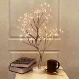 LED Copper Wire Tree Shape Night Lamp Table Light