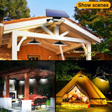 Head Pendant Solar Light Lamp Camping Garden Yard