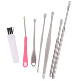 Ear Wax Pickers Remover Set Stainless Steel 7Pcs