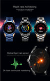 Lige Steel Band Smart Watch Men Heart Rate Blood Pressure