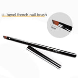 Nail Art Lines Painting Black Pen Brush Striper