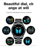 Lige Steel Band Smart Watch Men Heart Rate Blood Pressure