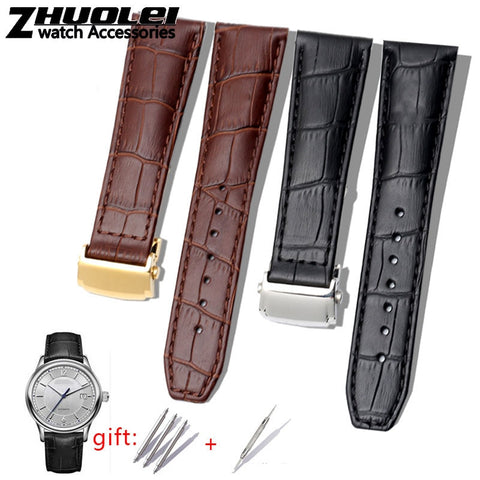 Cow Leather Watchband Strap Fit