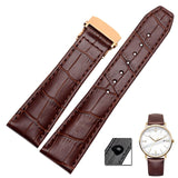 Cow Leather Watchband Strap Fit