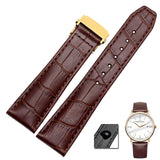Cow Leather Watchband Strap Fit