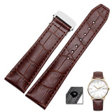 Cow Leather Watchband Strap Fit