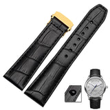 Cow Leather Watchband Strap Fit