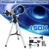 150X Refraction Astronomical Telescope Kit Portable Tripod