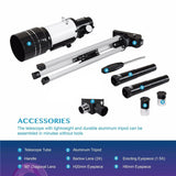 150X Refraction Astronomical Telescope Kit Portable Tripod