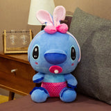 Lilo And Stitch Cartoon Model 35cm Giant Stuffed Plush Doll Kids Boys Toy Gift