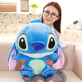 Lilo And Stitch Cartoon Model 35cm Giant Stuffed Plush Doll Kids Boys Toy Gift