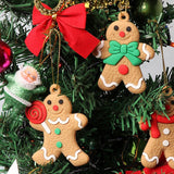 Gingerbread Man Ornaments Xmas Tree Hanging Pendant Charms