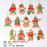 Gingerbread Man Ornaments Xmas Tree Hanging Pendant Charms