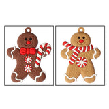 Gingerbread Man Ornaments Xmas Tree Hanging Pendant Charms