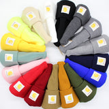 Winter Hats for Women Cross Vertical Stripe Solid Colour Warm