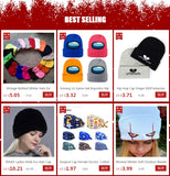 Winter Hats for Women Cross Vertical Stripe Solid Colour Warm