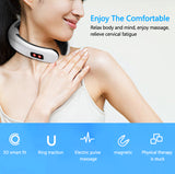 Electric Neck Massager Pulse Back 6 Modes Relief Tool Health Care