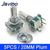 360 Degree Rotary Encoder Push Button Switch Handle 5pcs