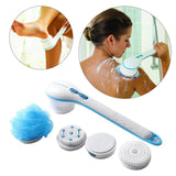 5 In 1 Electric Massage Scrubber For Bathroom Body Shower Spa Brush Electric