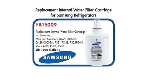 Samsung DA29-00003B Internal Fridge Filter, 1130 Litres