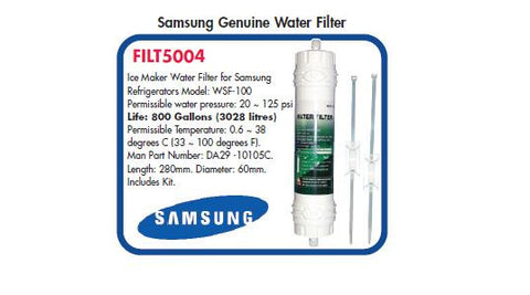Samsung DA29-10105C Internal Fridge Filter (WSF-100), 3028 Litres (280mm x 60mm)
