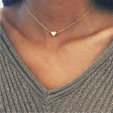 Heart Shape Choker Necklace